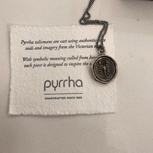 Brand new Pyrrha Scorpio full necklace (charm and chain)